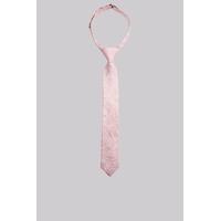 Moss 1851 Pink Paisley Silk Boys Tie