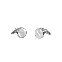 Mother Of Pearl Stone Diner Cufflinks - Savile Row