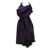 Moda in Pelle Luizascarf Navy Scarves