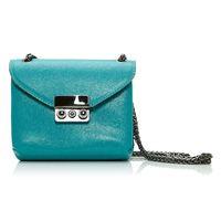 Moda in Pelle Darcibag Teal Smart Handbags