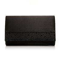 Moda in Pelle Klaroclutch Black Matchmate Handbags