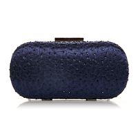 Moda in Pelle Lunasclutch Navy