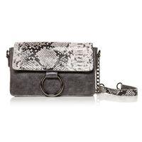 Moda in Pelle Tarantobag Grey Smart Handbags