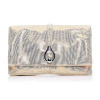 Moda in Pelle Veronaclutch Champagne Matchmate Handbags