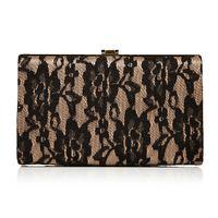 Moda in Pelle Ceecoclutch Black Matchmate Handbags