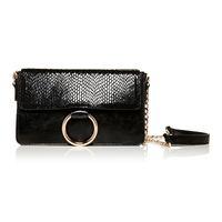 Moda in Pelle Tarantobag Black Smart Handbags