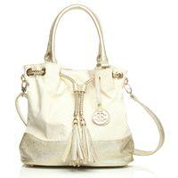 moda in pelle zitabag cream fashion bags