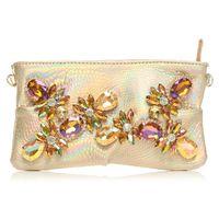 Moda in Pelle Luxeclutch Gold Match Bags