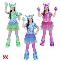 Monster Girl 3 Cols Dress Costume For Animals & Creatures Fancy Dress Up Outfits