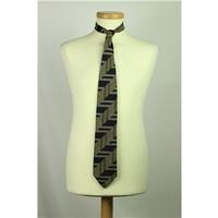 Mondo di Marco Blue and Brown Silk Tie