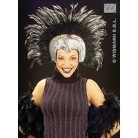 Moulin Rouge Feathered Headdress Accessory For Fancy Dress