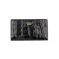 modalu ladies oxford large matinee leather black croc purse ms6216 bla ...