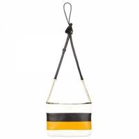 MODALU Twiggy Black Yellow Crossbody Bag MH4661 YELLOW M