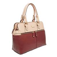 Modalu Pippa: Red Mix Leather Mini Tote MH4583 CLARET MIX