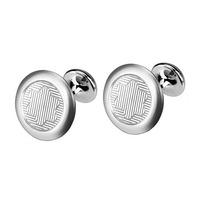 montblanc silver star collection cufflinks 36414