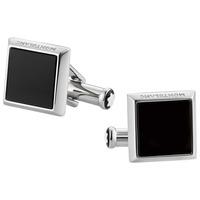 montblanc black square sartorial cufflinks 115061