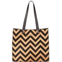 modalu cara ladies chevron tote bag mh4713 camel ch