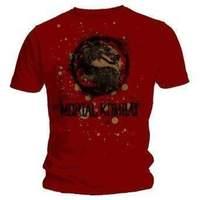 Mortal Kombat Eroded Logo T Shirt (S)