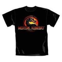 mortal kombat t shirt mk logo large