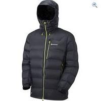 montane mens black ice jacket size m colour black kiwi green