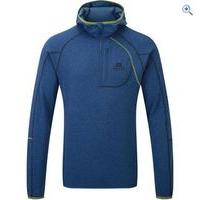 Mountain Equipment Integrity Hooded Zip Tee - Size: S - Colour: Blue