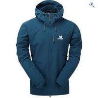 Mountain Equipment Men\'s Frontier Hooded Softshell Jacket - Size: S - Colour: Blue