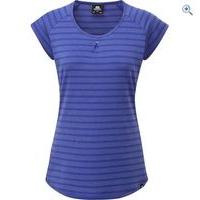 mountain equipment womens equinox tee size 10 colour celestial blue