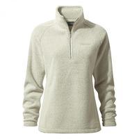 Moira Half Zip Fleece Ecru