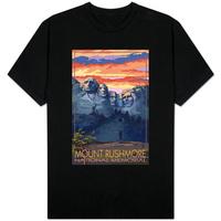 Mount Rushmore National Memorial; South Dakota - Sunset View