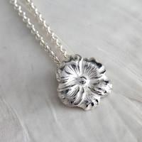 mosami pansy thinking of you pendant necklace