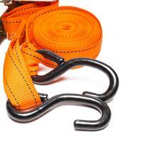 Mountney 5m Ratchet Strap And Hook - Orange, Orange