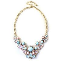 MOGE Vintage / Cute / Party / Casual Alloy / Imitation Pearl / Resin / Porcelain Statement Necklaces