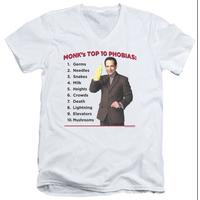 Monk - Top 10 Phobias V-Neck