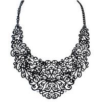 MOGE Vintage / Cute / Party / Casual Alloy / Imitation Pearl / Resin / Porcelain Statement Necklaces