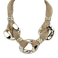 MOGE Vintage / Cute / Party / Casual Alloy / Imitation Pearl / Resin / Porcelain Statement Necklaces