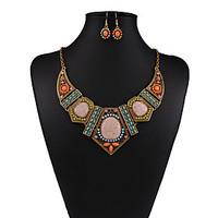 MOGE Ms. European And American Fashion Jewelry Sets / Necklace / Earrings