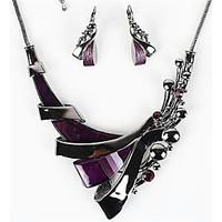 moge ms european and american fashion jewelry sets necklace earrings