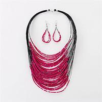 moge ms european and american fashion jewelry sets necklace earrings