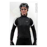 Moozes Sasha Womens Windshell Cycling Gilet - Black / 2XLarge