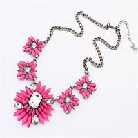 MOGE Vintage / Cute / Party / Casual Alloy / Imitation Pearl / Resin / Porcelain Statement Necklaces