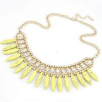 MOGE Vintage / Cute / Party / Casual Alloy / Imitation Pearl / Resin / Porcelain Statement Necklaces