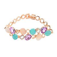 MOGE New Fashion Vintage / Cute / Party / Casual Alloy / Resin / Lmitation Pearls / Porcelain Bracelet