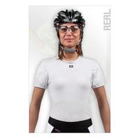 Moozes Womens Short Sleeve Cycling Base Layer - Black / Large