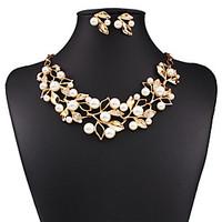 MOGE Ms. European And American Fashion Jewelry Sets / Necklace / Earrings