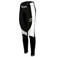 Moa Posip Womens Ladies Thermal Tights - Black / White / 2XLarge