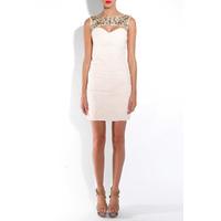 mosaic cut out dress