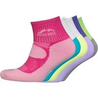 More Mile Womens Five Pack London Cushioned Running Socks Various