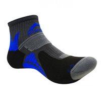 More Mile Moscow Running Sock - Black/Blue