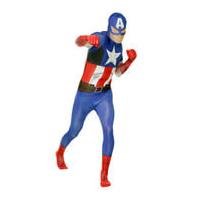 Morphsuit Adults\' Marvel Captain America - M