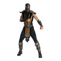 mortal kombat mens scorpion fancy dress ml